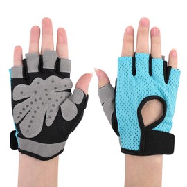 LONTG Women Men Bike Gloves Fingerless Driving Gloves Touchscreen Gloves Non Slip Cycling Gloves Riding Gloves Gel Padded Grip Outdoor Sports Gym Gloves Breathable for Fitness Training Workout