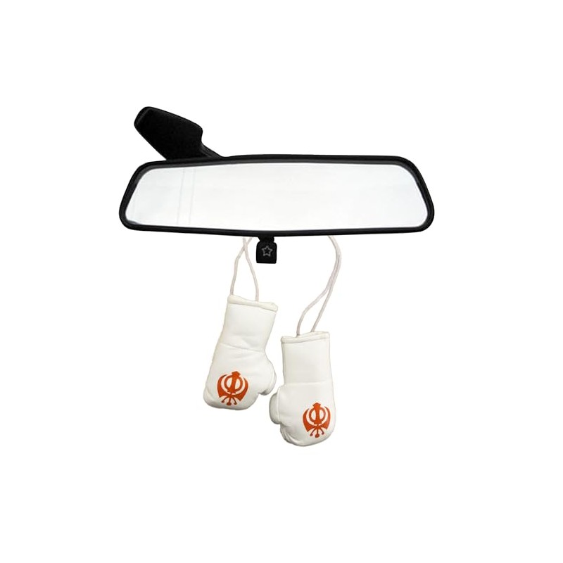 Sikh Khanda Mini Boxing Gloves for Cars or the Home