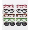 BLUELESS Oval Lens Reading Glasses for Women 10-pack Design Readers