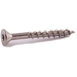 14 x 3 1/2 Simpson 6-Lobe Flat-Head Deck-Drive DWP Wood Screws 316 Stainless Steel (T27) - Box (1 lb - 33)