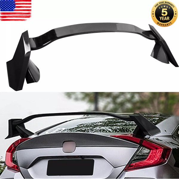 Unbranded FOR 16-21 HONDA CIVIC 4DR SEDAN GLOSS BLACK TYPE