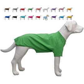 Lovelonglong Pet Clothing Dog Costumes Basic Blank T-Shirt Tee Shirts for Small Dogs Green M