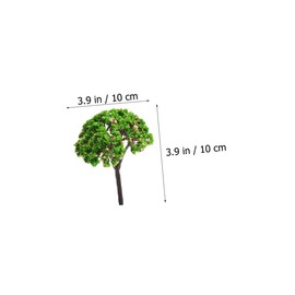 KONTONTY 12PCS Lifelike Miniature Flower Tree Models for DIY Sand Table Landscape Decor Realistic Plastic Trees for Garden Scenery Durable and Easy to Use for Creative Projects