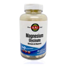 KAL Glicinato De Magnesio 160 Tabletas Kal Vegano Sin sabor
