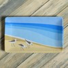Sandpipers by Kate Nelligan 8-1/2" x 5-1/2" Melamine Snack Tray,