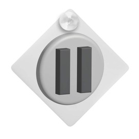 'Pause Button' Suction Cup Car Window Sign (CG00023906)