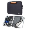 iCozzier 13-13.3 Inch Handle Laptop Sleeve Electronic Accessories Organizer Protective