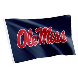 Desert Cactus University of Mississippi Flag Rebels Ole Miss U of M Banners 100% Polyester Indoor Outdoor 3x5 feet Flags (Design X)