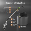 Propane Torch Weed Burner, 1,800,000 BTU, 14FT Safety Hose