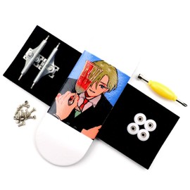 RACOFSB 34mm Pro Fingerboard Set with Eureka 3.0 Finger Skateboard Trucks (Cheers)