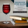 shop4ever Bad Assy Sassy Classy Pour Line Engraved Stemmed Wine