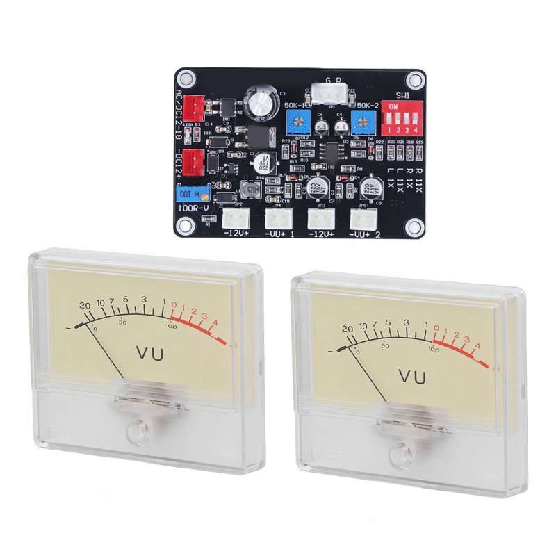 High Accuracy Power Amplifier VU Meter Preamplifier Audio Level Meter