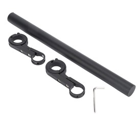 30cm Bike Handlebar Extension, Bicycle Handlebar Extender Light Lamp, Bike Headlight Mounting Bracket Handlebar Support Bar