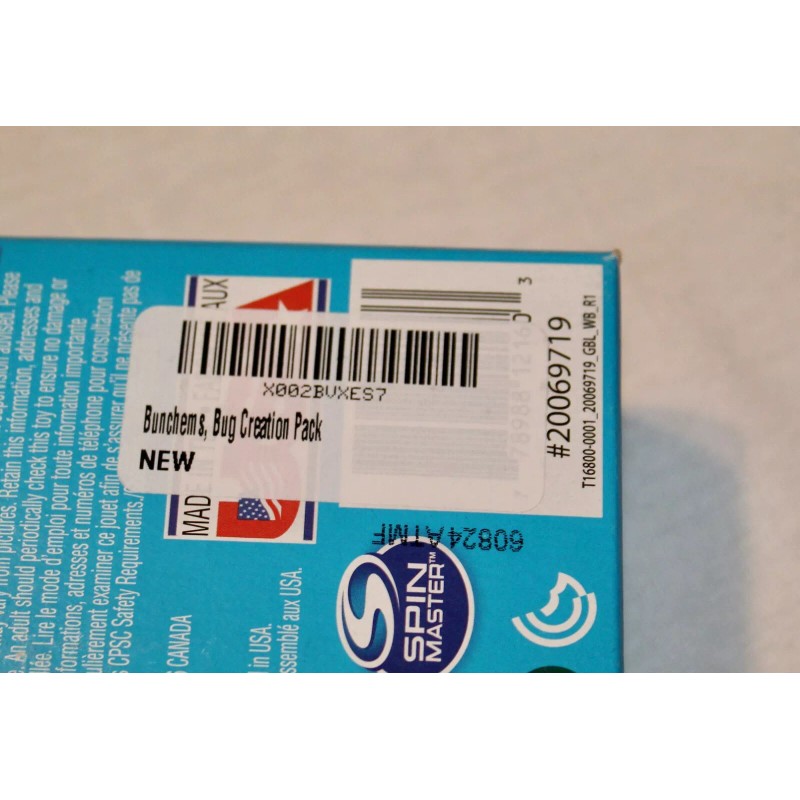 Bunchems Spin Master 60pc Bugs Insects Craft Toy Playset Creation