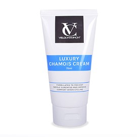 VeloChampion Luxury Anti Chafe Chamois Cream Fresh Moisturizer Reduces Friction and Discomfort (75ml Travel Size)