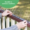 Bird Blinder Stainless Steel Bird Spikes – 4-Inch Wide Pre-Assembled