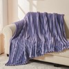 NEWCOSPLAY Super Soft Throw Blanket Lavender Premium Silky Flannel Fleece