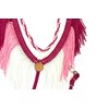 fringe breast collar paracord horse tack pink ombre