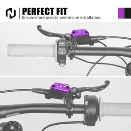 NICECNC Purple Brake Reservoir Cover Cap Guard Compatible with Surron Light bee X Surron Light bee S Surron Light bee L1E Segway X160 Segway X260,See Fitment