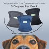 Wegreeco Washable Male Dog Belly Band (Stylish Pattern) - Pack