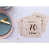 Servilletas de cóctel Cheers to 70 Years | Decoraciones de