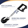Ronlap Gate Wheels for Wooden Gate, Gate Caster Wheel Spring