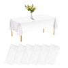 Pack of 6 Disposable Tablecloths, Disposable Tablecloth, 137 x 274