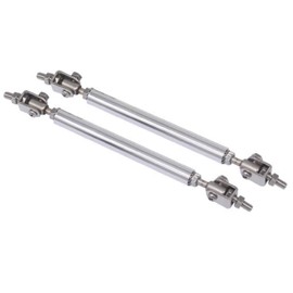 [RedRay] Lip Spoiler Connection Rod, Set of 2 (75, Silver)