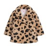 Carter's Baby Girl's Faux Fur Fashion Jacket, Khaki with Hearts,