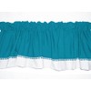 Baby DollBedding Regal Window Valance, Aqua