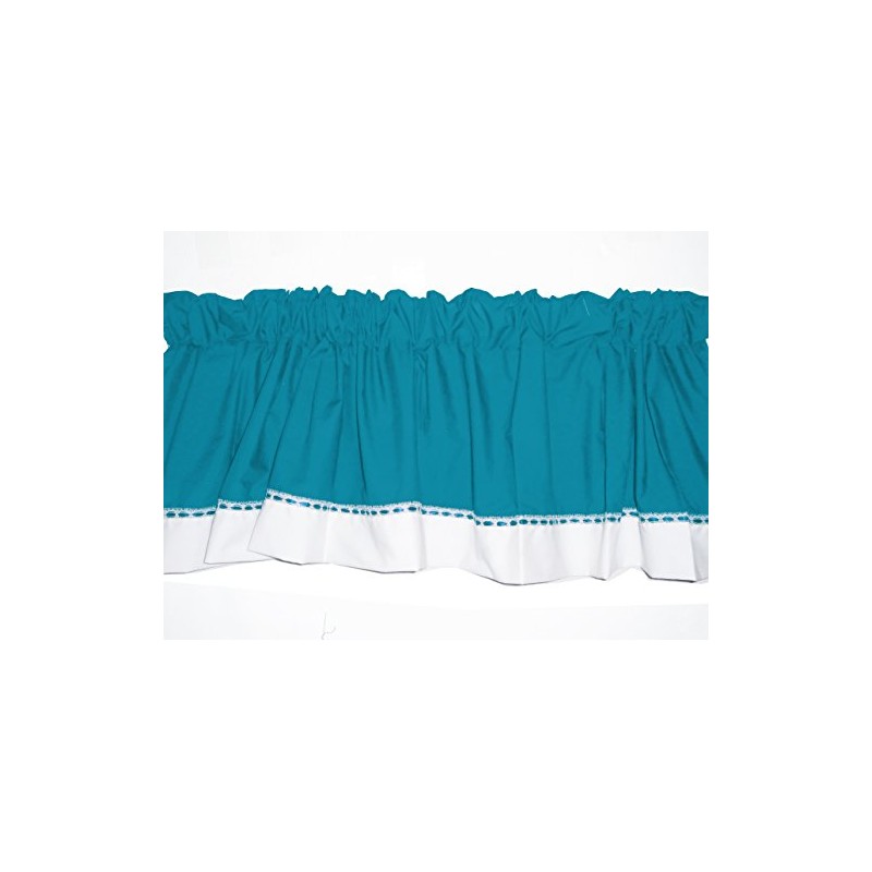 Baby DollBedding Regal Window Valance, Aqua