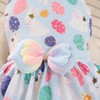 Easter Dog Dress with Bowtie Festive Bunny and Easter Egg