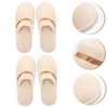 Healvian 2 Pairs of Hotel Coral Fleece Slippers Unisex Indoor