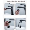 Matte Black Faucet Aerator, 1080° Swivel Faucet Extender, Kitchen Sink