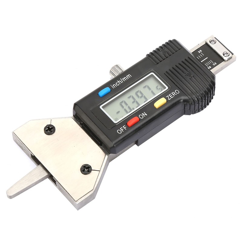 Tire Detection 0‑25mm LCD Digital Tire Depth Gauge 0.01mm Tread