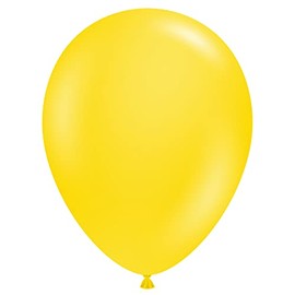 Tuf-Tex 5" Yellow Latex Balloons