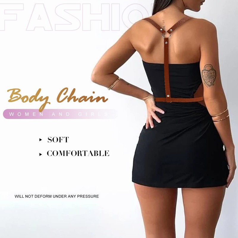 BODIY Cinturón de cintura alta para mujer, punk, gótico, hombros,