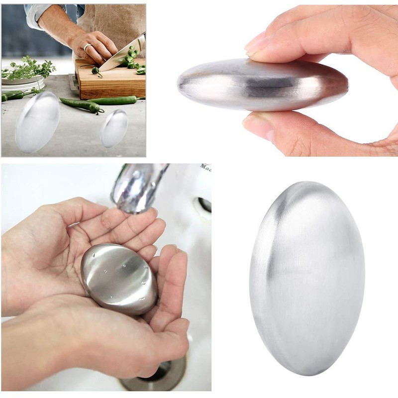 Alvinlite Stainless Steel Soap Hand Odour Remove Magic Deodorising Soap