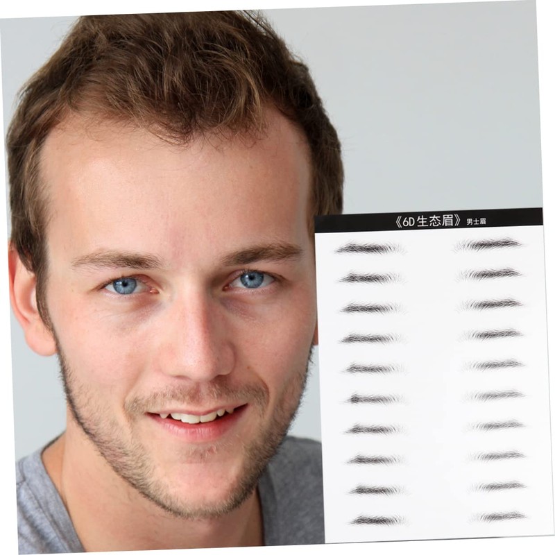 NOLITOY Sets Eyebrow Stencil Set Realistic and Eyebrows Sticker Easy