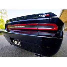 Luxe Auto Concepts Blackout Tail Light Tint Kit for 2008-14 Dodge Challenger- Gloss Finish | Exact Cut Overlays | Dry Application Wrap Vinyl Film