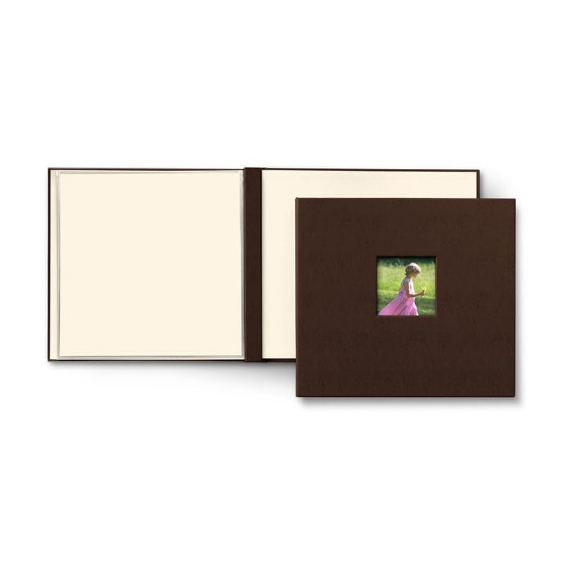 Gallery Leather Scrapbook Album 12×12 with Window – Holds up