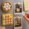 Realistic 3D Egg Bun Dumpling Fridge Magnets, Funny Novelty Set