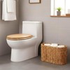 YBEATY Toilet Paper Storage Basket, Water Hyacinth Slim Toilet Paper