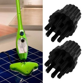 LT Easiyl Set of 4 Replacement Nylon Brushes with M8 Thread Compatible with H20 X5 Steam Mops, Multi-Surface Cleaning