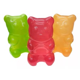 Dulcero Pandita Forma De Oso Colores Varios 3 Piezas
