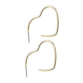 BESPORTBLE 1Pair Women Heart Shape Ear Pendants Chic Fashionable Minimalist Earrings Creative Ear Decor for Women Stylish Heart Shaped Jewelry for Daily Wear