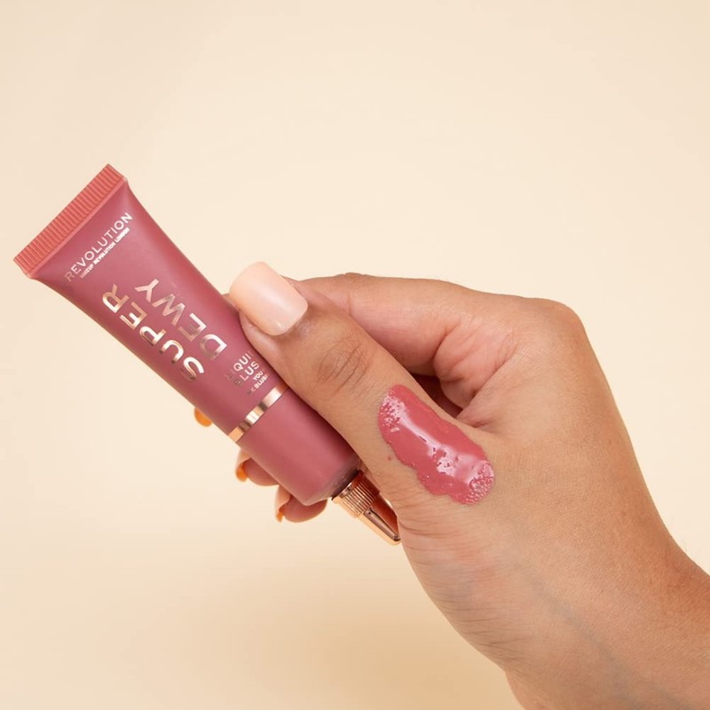 Makeup Revolution, Superdewy Liquid Blusher, You Got Me Blushing, 15