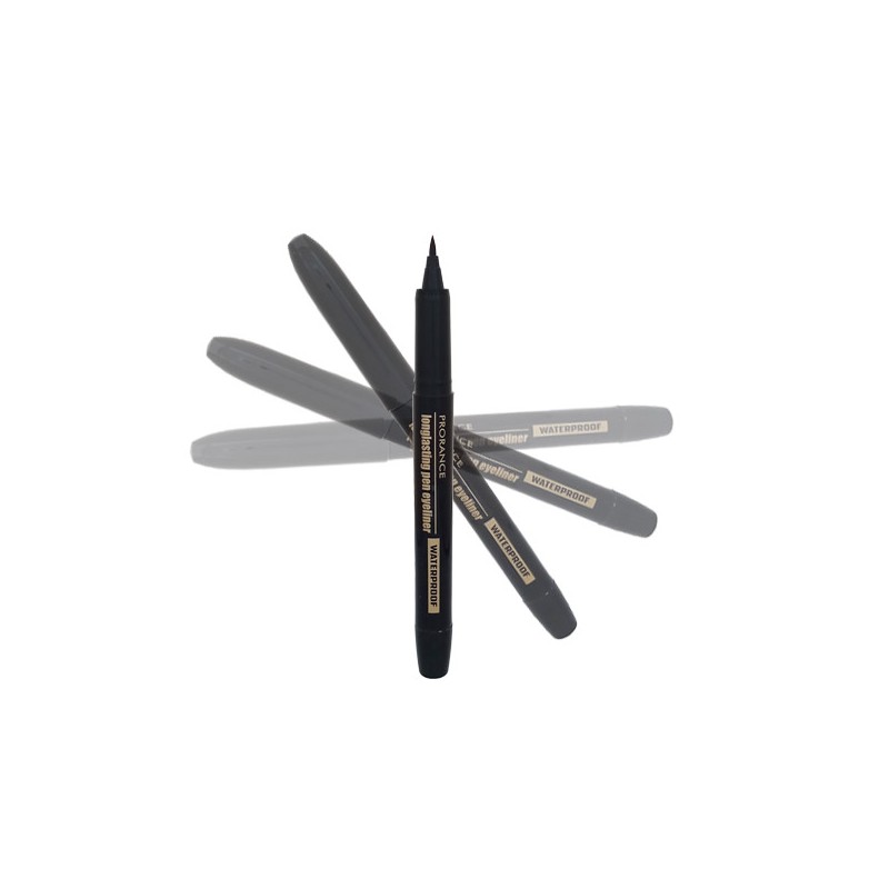 Prorance Long Lasting Brush Pen Eyeliner Black / 프로랑스 롱라스팅