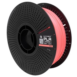 HATCHBOX 1.75mm PLA 3D Printer Filament Reload Series 1 KG Refill, Includes Reusable Spool for 3D Printing, Dimensional Accuracy +/- 0.03mm, Pink
