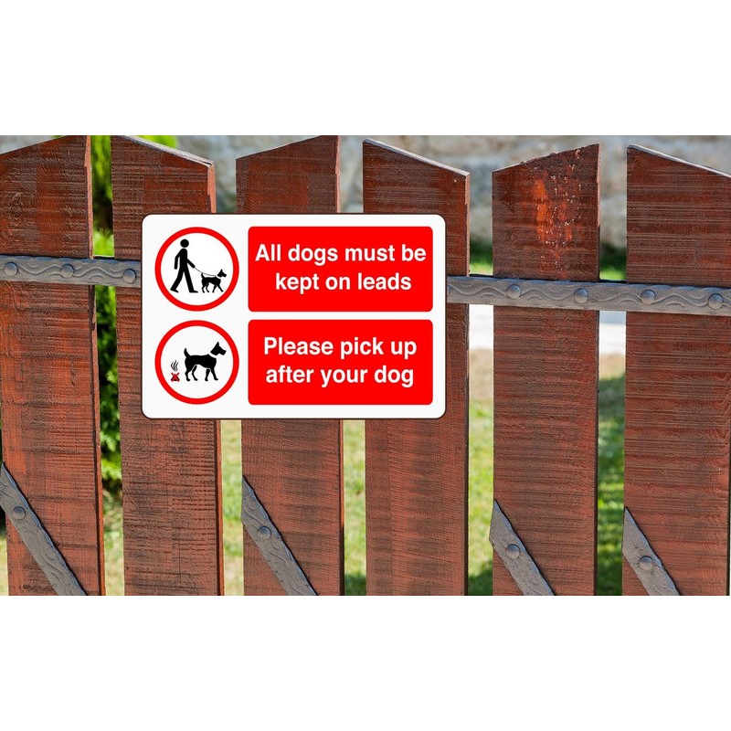 Safety First Display LTD All dogs must be kept on